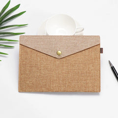 A4/A5 Document Bag Linen Canvas Felt File Bag Office Supply