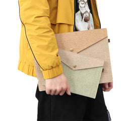 A4/A5 Document Bag Linen Canvas Felt File Bag Office Supply