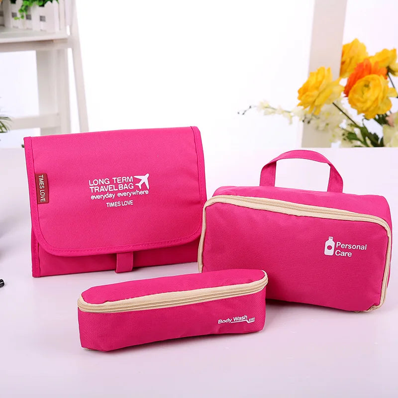 Women's Hanging Cosmetic Bag Travel Toiletry Kit