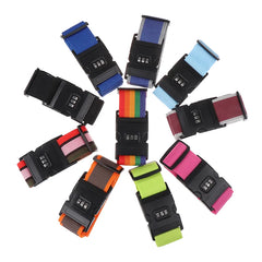 Anti-theft Luggage Strap with Password Lock Adjustable Secure Packing Belt