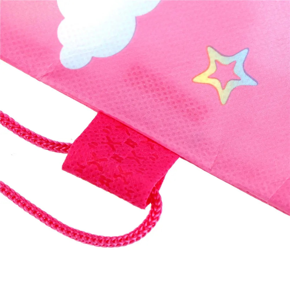 Kids Unicorn Drawstring Bag Cartoon Theme Unicorn String Bag
