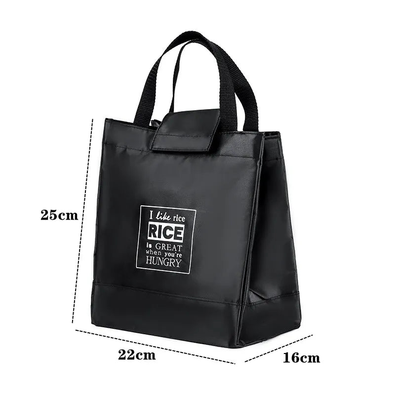 Large Pink Lunch Bag for Women Insulated Thermal Bento Pouch Tote