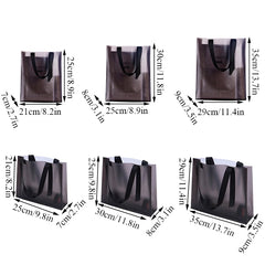 Transparent Frosted Pvc Shopping Bag Large Handbags Reusable