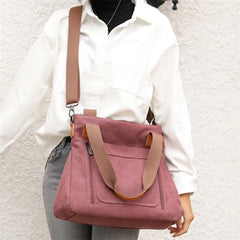 Women Canvas Shoulder Bag Shopping Bags Students Book Bag Handbags Tote