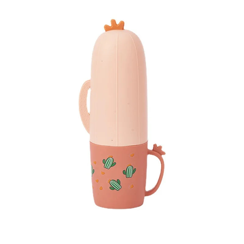 Cactus Toothbrush Case Travel Cover Portable Organizer