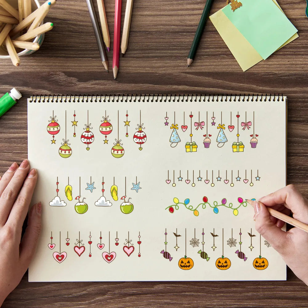 Silicone Clear Stamp Party Ornaments Clear Stamps Christmas Birthday Theme