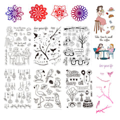 Silicone Clear Stamp Party Ornaments Clear Stamps Christmas Birthday Theme