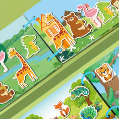 Interactive Alphabet Sticker Book for Ages 3-6