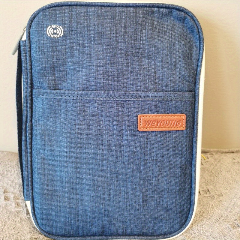 Large RFID Blocking Passport Bag
