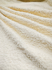  Solid Eyelash Long Sleeve Cardigan