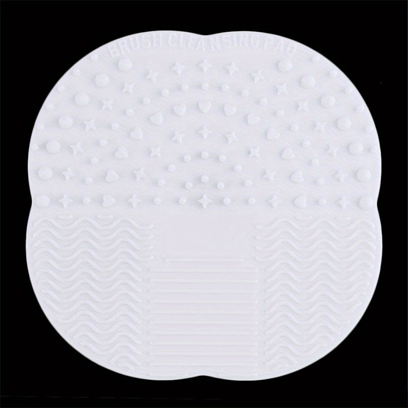 Flower-Shaped Makeup Brush Cleaning Pad