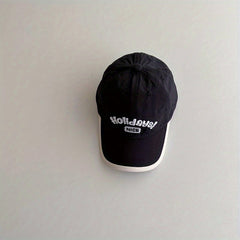 Kids Embroidered Baseball Cap, Quick Drying, Soft Top
