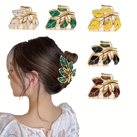 Metal Hair Claw Clips Flower Hair Clamp Geometric Hair Clips Hair Accessories