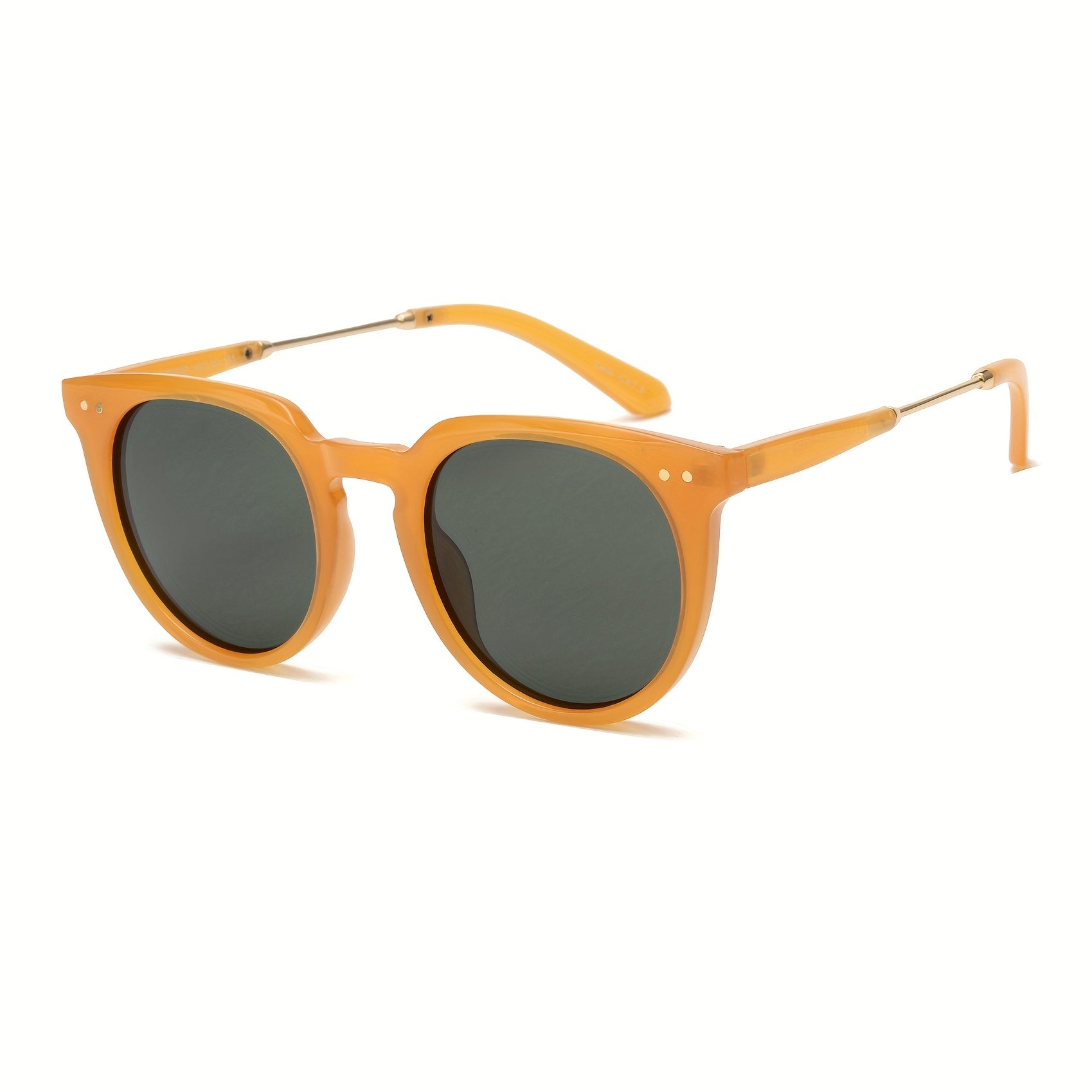 Retro Round Polarized Sunglasses UV400 Unisex Outdoor Cycling Riding
