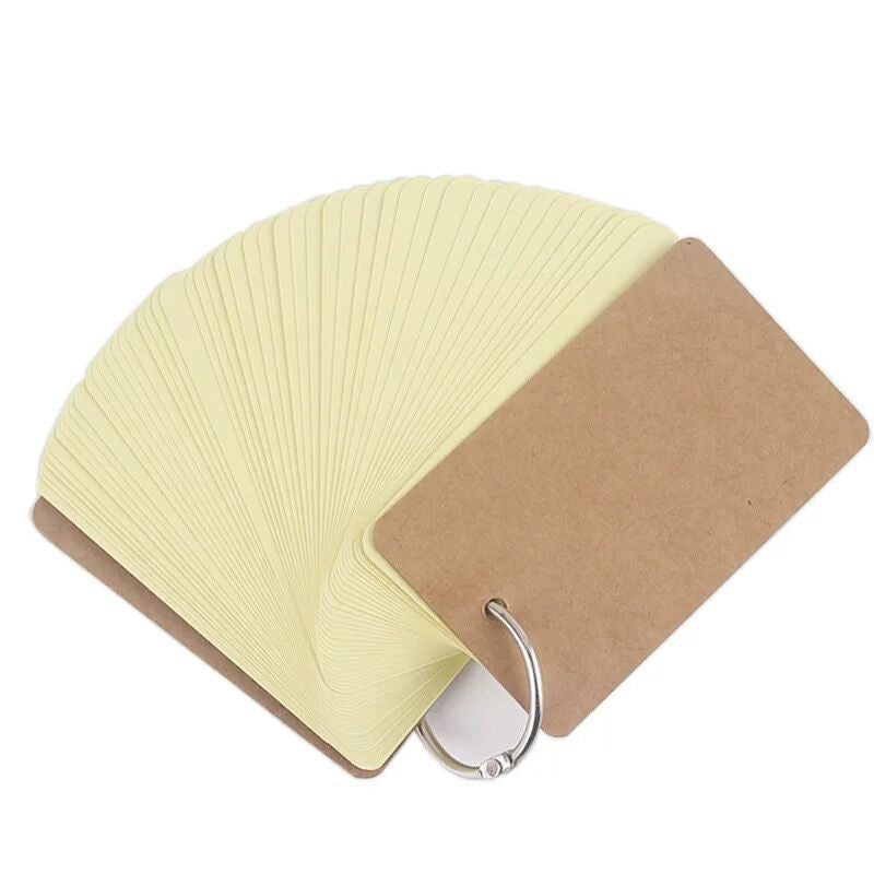 1pc Ring Buckle Memo Book Portable Notebook Tearable