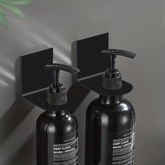 Stainless Steel Shampoo Bottle Hanger Wall-mounted Holder