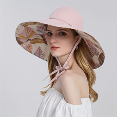 Foldable Wide Brim Sun Hat UV Shade Cap Women Camping Fishing