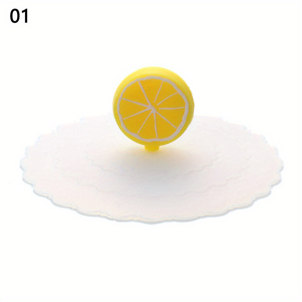 24 Colors Silicone Cup Cover Seal Suction Cup Dustproof Tea Coffee Lids Cap