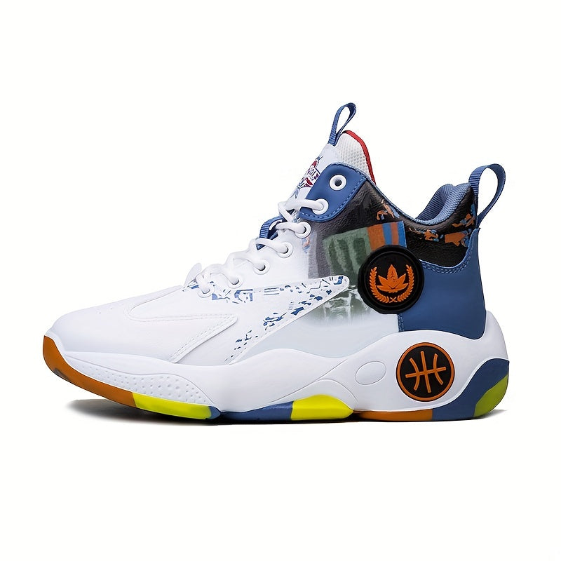 Men's Shock Absorbing Basketball Shoes Non Slip Athletic Shoes