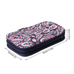 Knitting Needles Storage Bag With Handle Empty Zipper Organizer Bag