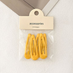 Candy Hair Clip Solid Color Hair Accessories
