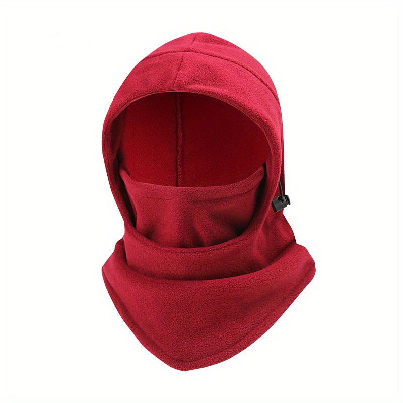 Winter Warm Ski Mask Thickened Fleece Balaclava Hat for Outdoor Sports