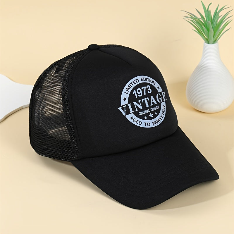 1973 Vintage Trucker Hat Baseball Cap