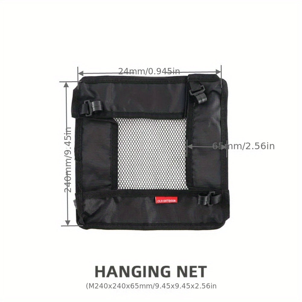 Camping Table Hanging Net Basket Portable Mesh Organizer for Cookware