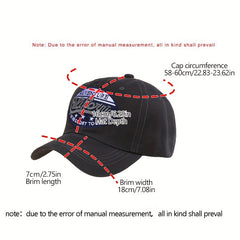 Vintage Ripped Embroidery Baseball Cap Cotton Label Patch Sports Hat