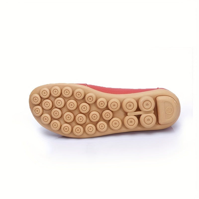 Women's Solid Slip On Loafers Comfortable Flats