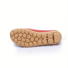 Women's Solid Slip On Loafers Comfortable Flats