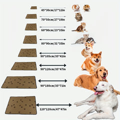 Pet Paw Print Mat Cartoon Blanket Soft Comfortable