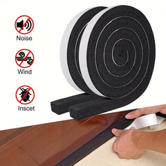 Grey Insulation Tape 2M1 - Weather Stripping Draught Exclude