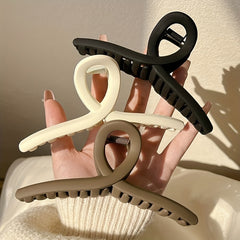 4pcs Solid Shark Claw Hair Claw Hair Accessories Women