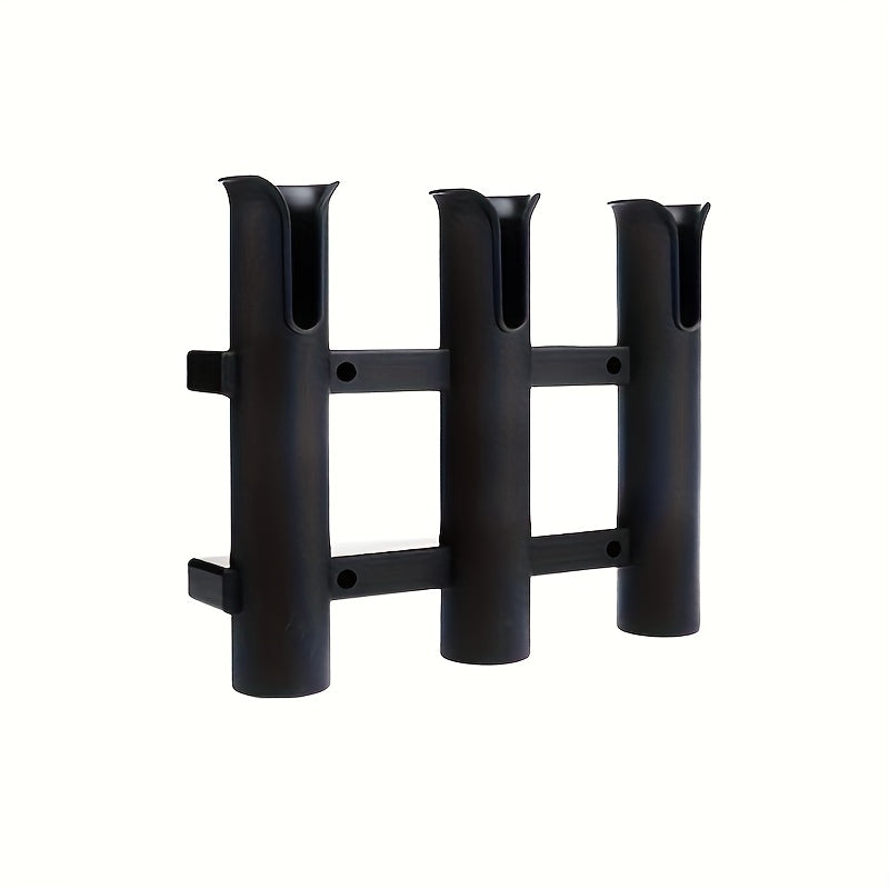 Triple Tube PVC Fishing Rod Holder for Boats and Kayaks
