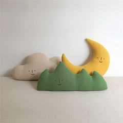 Adorable Moon Cloud Sleep Pillow for Babies