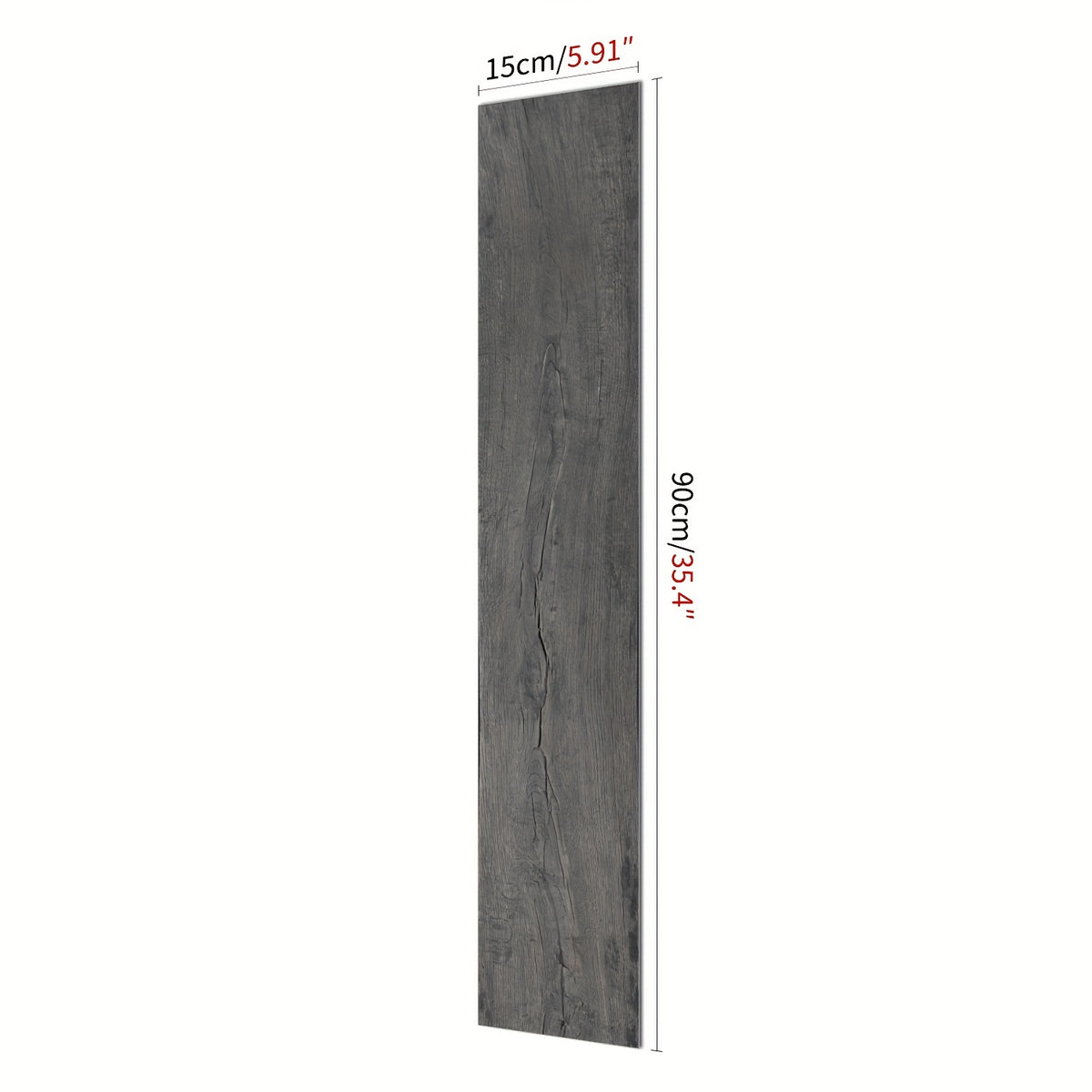 1pc 90 PVC Removable Frosted Wood Grain Self adhesive Wall Stickers