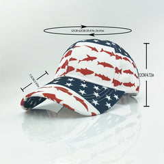 Unisex Personality Printed Baseball Cap Adjustable Sunshade Hat