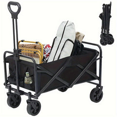 Collapsible Wagon Heavy Duty Utility Garden Cart Foldable Portable