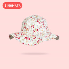 Baby Girls Sun Hat Adjustable Wide Brim Beach Hat Sun Protection