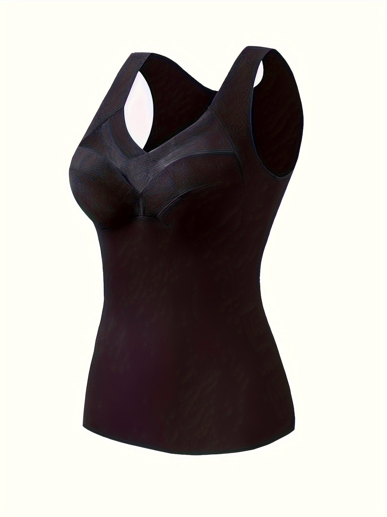 Mesh Thermal Underwear V Neck Top Soft Comfort Women's Lingerie