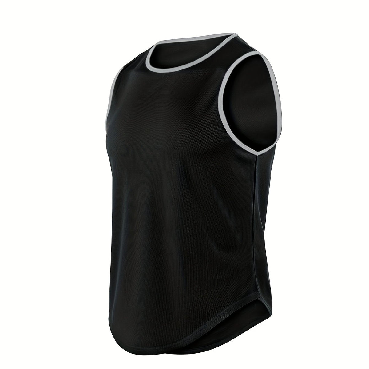 Men's Solid Tank Top Casual Comfy Vest For Summer Gym Workout
