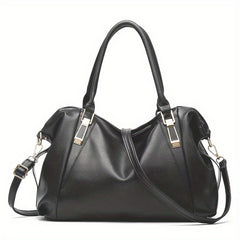 Large Capacity Crossbody Bag Soft PU Leather Satchel Purses