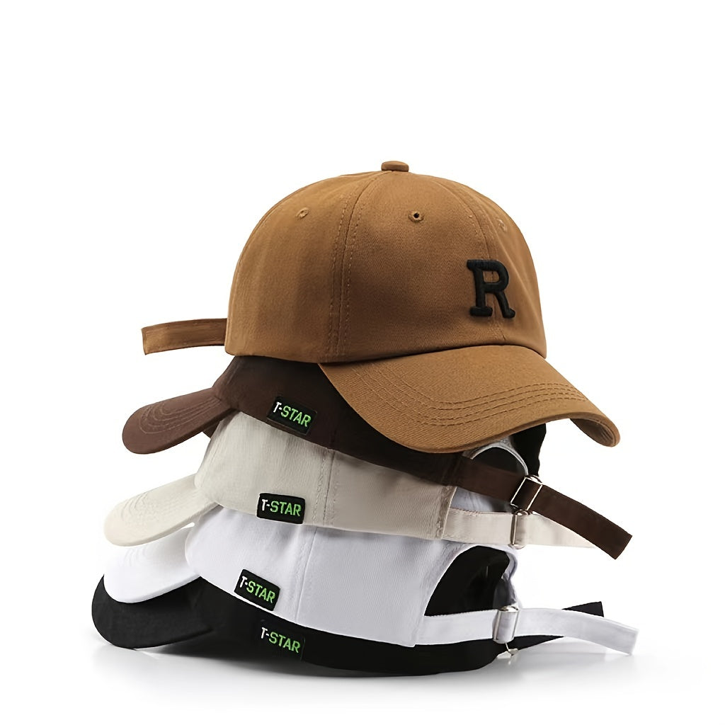 Embroidery Baseball Cap Solid Cotton Sports Hat Woman Dad Hats Man Unisex Footba