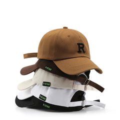 Embroidery Baseball Cap Solid Cotton Sports Hat Woman Dad Hats Man Unisex Footba