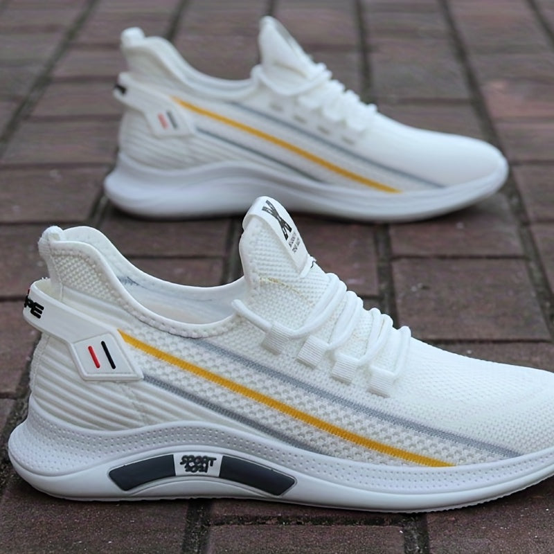 Men's Lightweight Lace-up Sneakers Breathable Walking Shoes