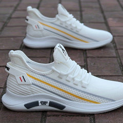 Men's Lightweight Lace-up Sneakers Breathable Walking Shoes