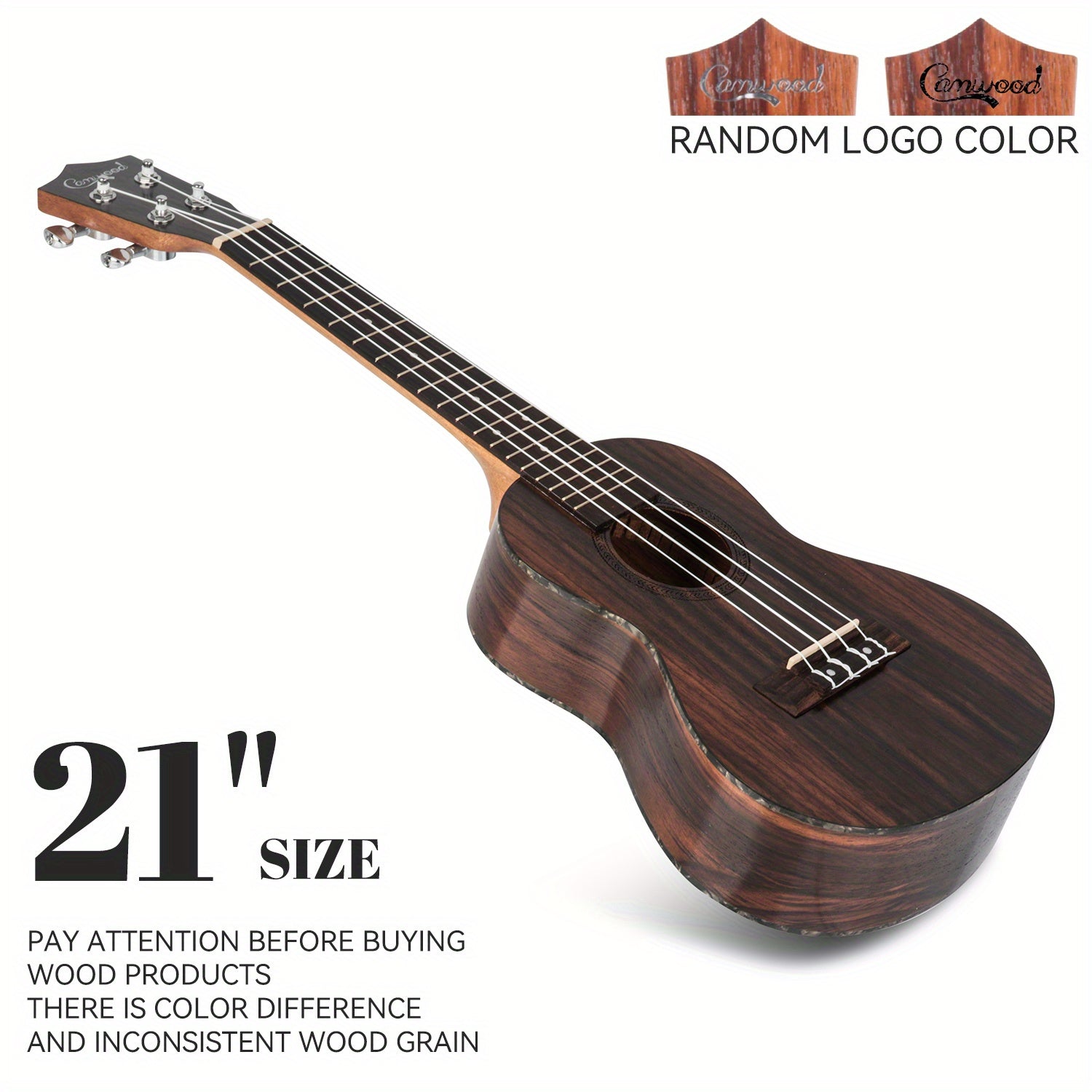 Camwood UKULELE Rosewood 21 23 66 04 Cm For Beginners
