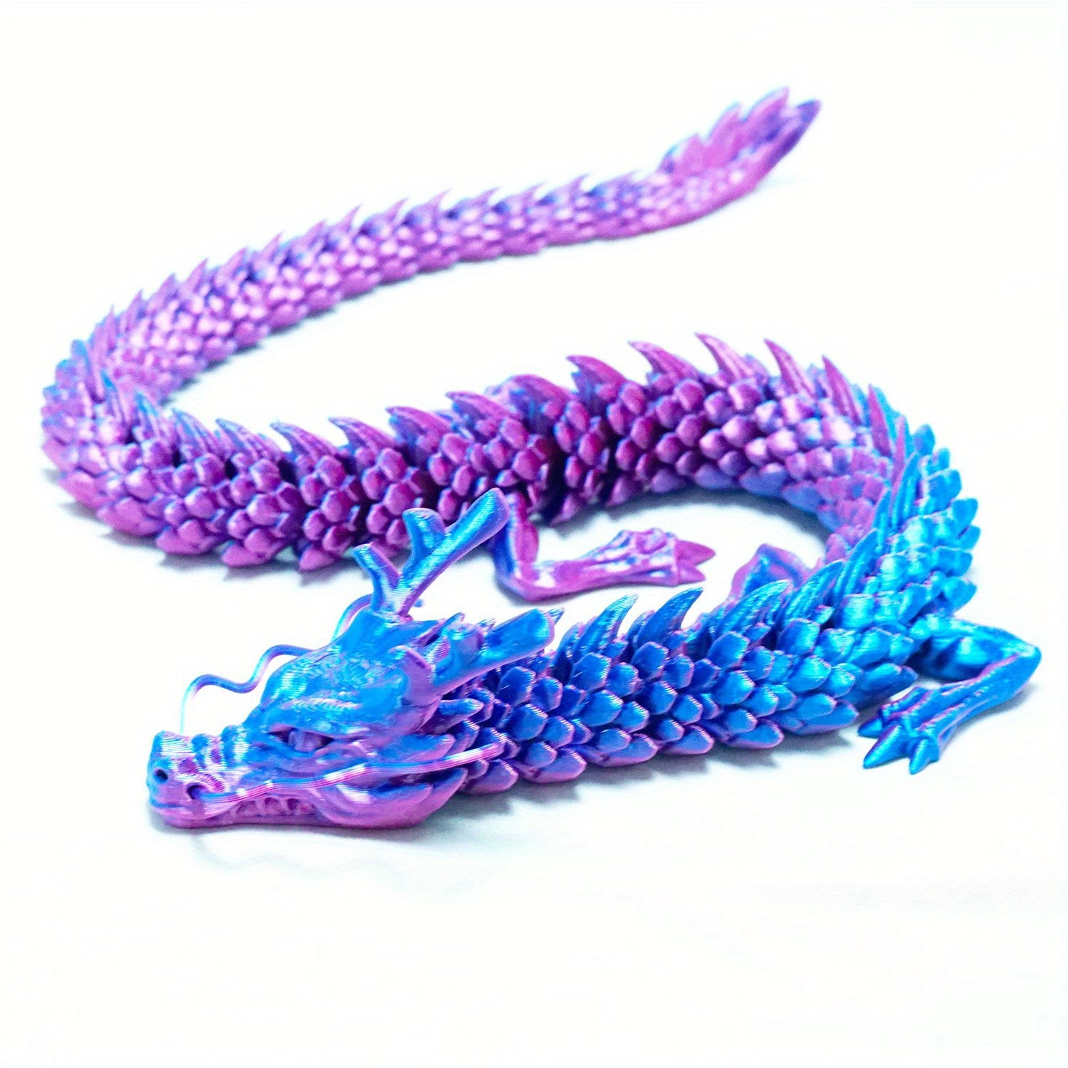 Laser 3D Printed Dragon Articulated Joints Chinese Dragon Model