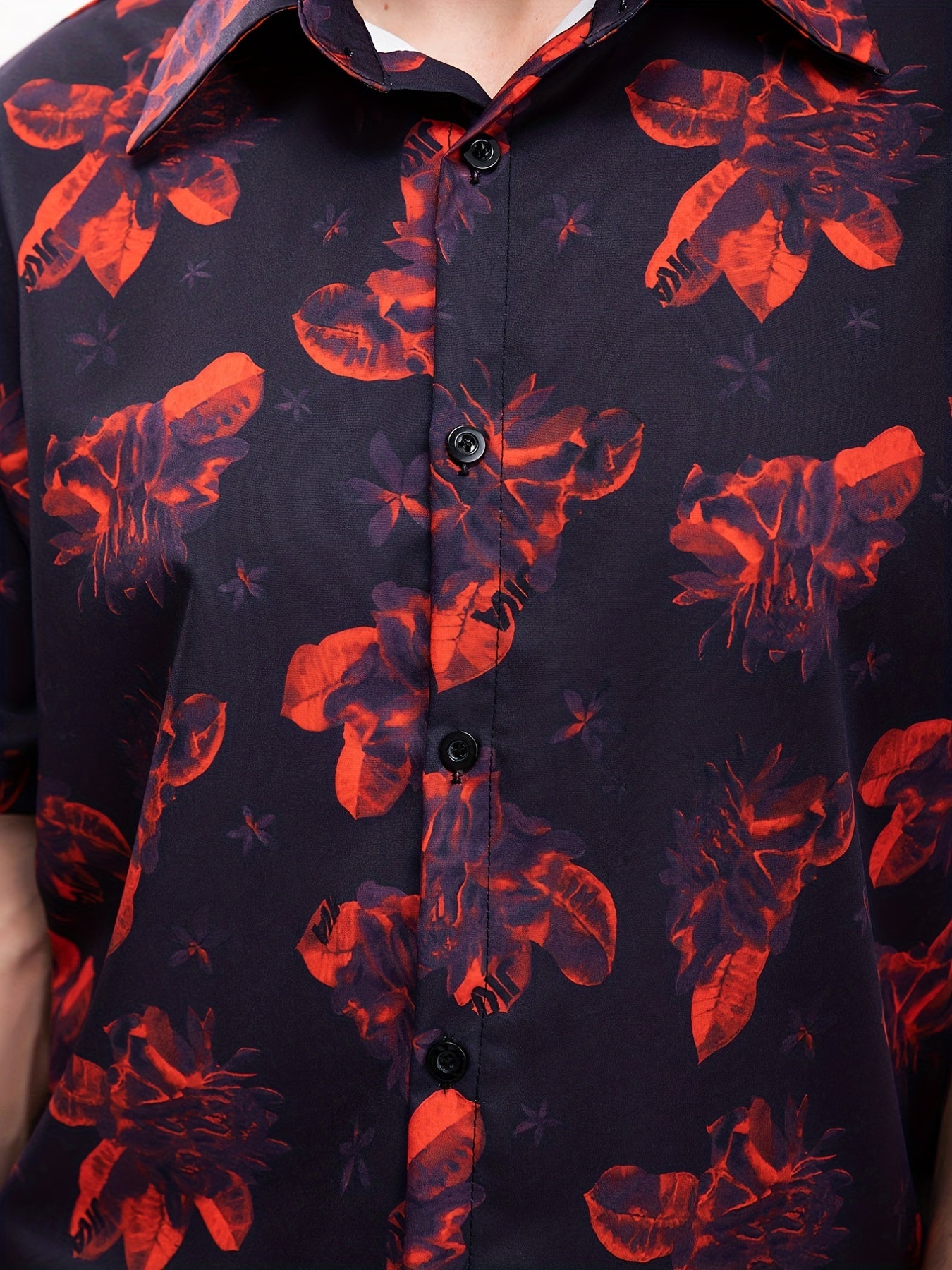 Men's Casual Hawaiian Shirt Short Sleeve Regular Fit Beach Vacation Top